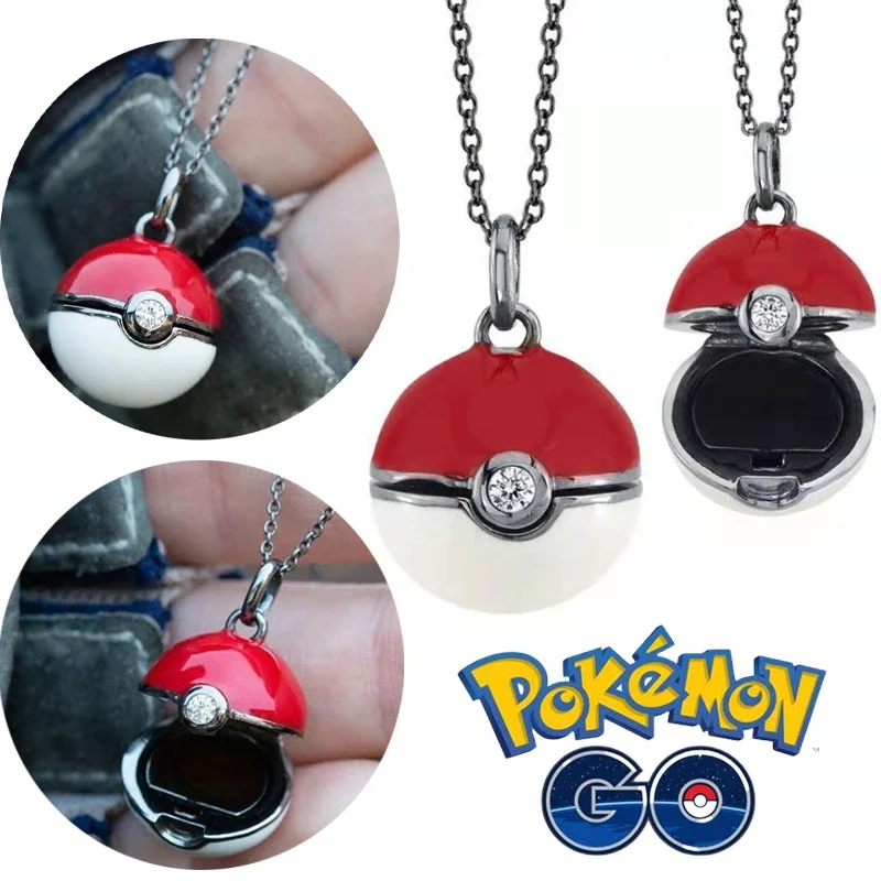Pokeball Cosplay Prop - Poke Ball Necklace Pokemon Figure Anime