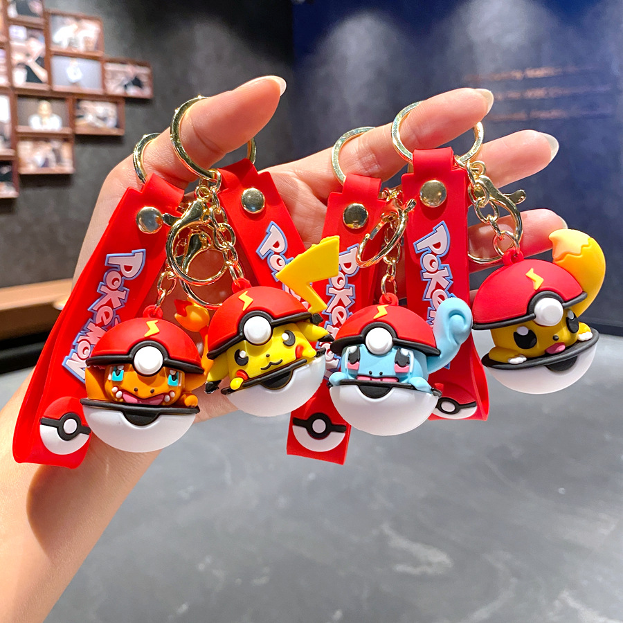 Pokeball Cosplay Prop - Pikachu Poké Ball Keychain for Pokémon
