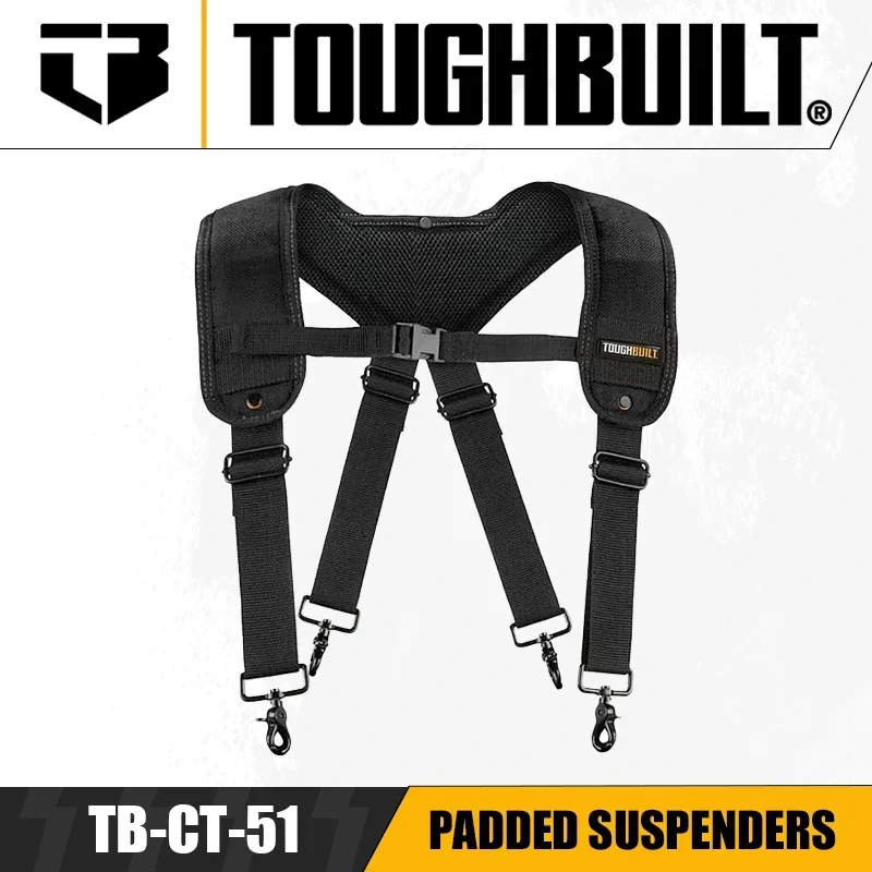 D Ring Strap - TOUGHBUILT TB-CT-51 Padded Suspenders Old Universal