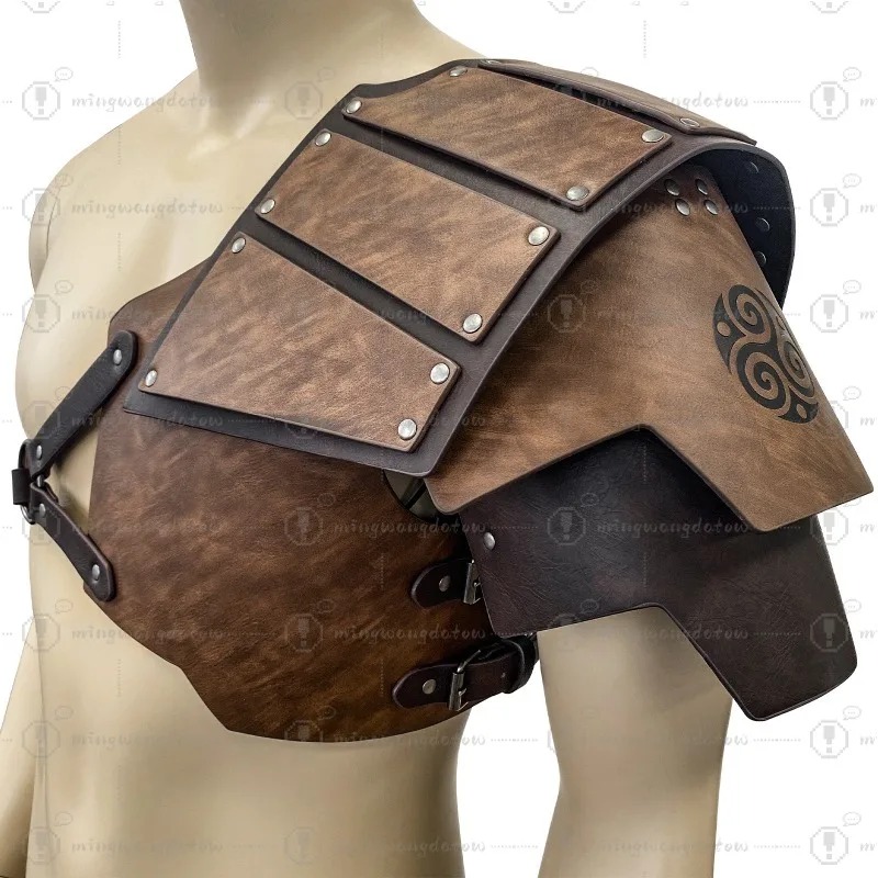 Prop For Cosplay - Medieval unilateral shoulder armor Nordic style