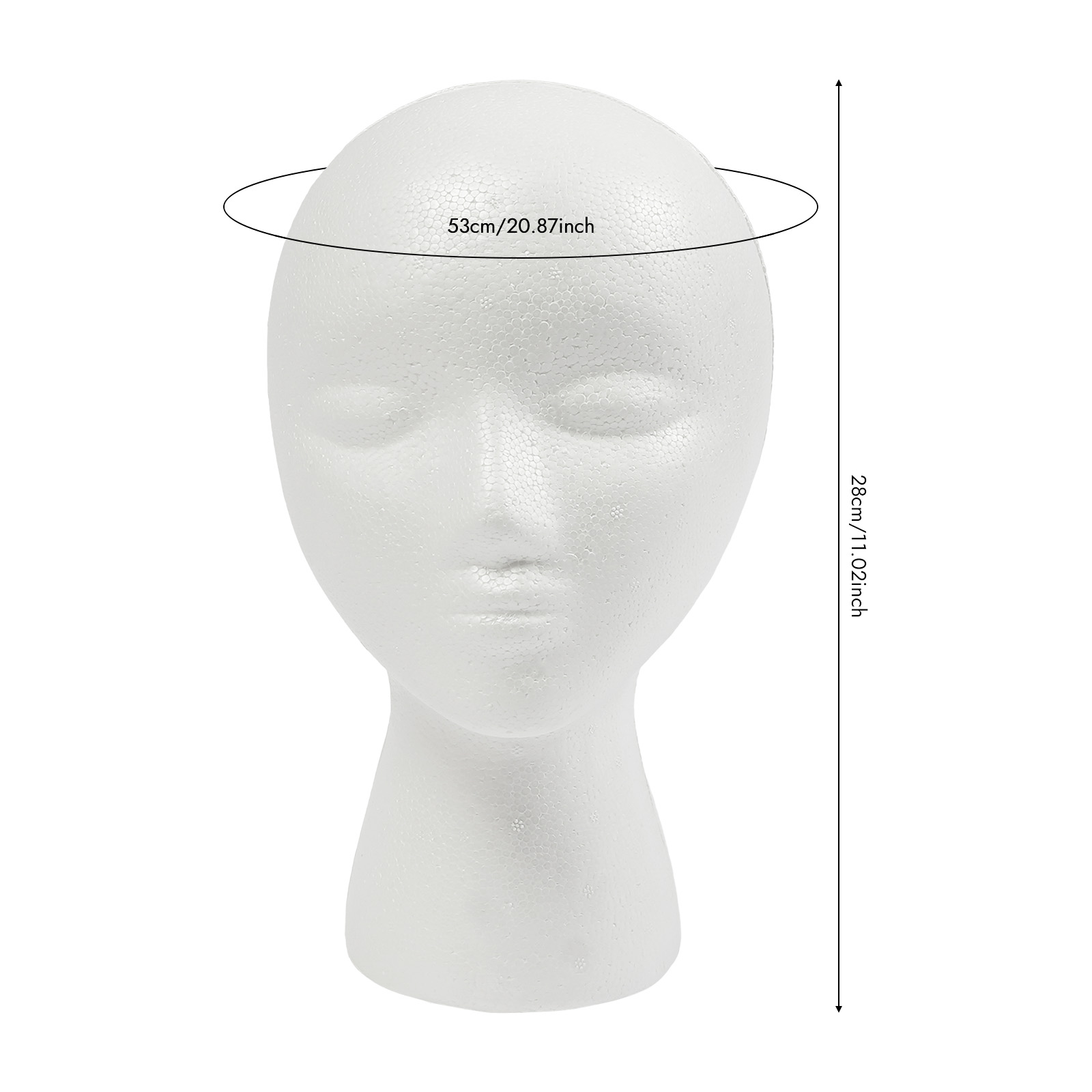 12 Pack EPS Foam Mannequin Hea - огляд і ціна Cosplay Prop Foam