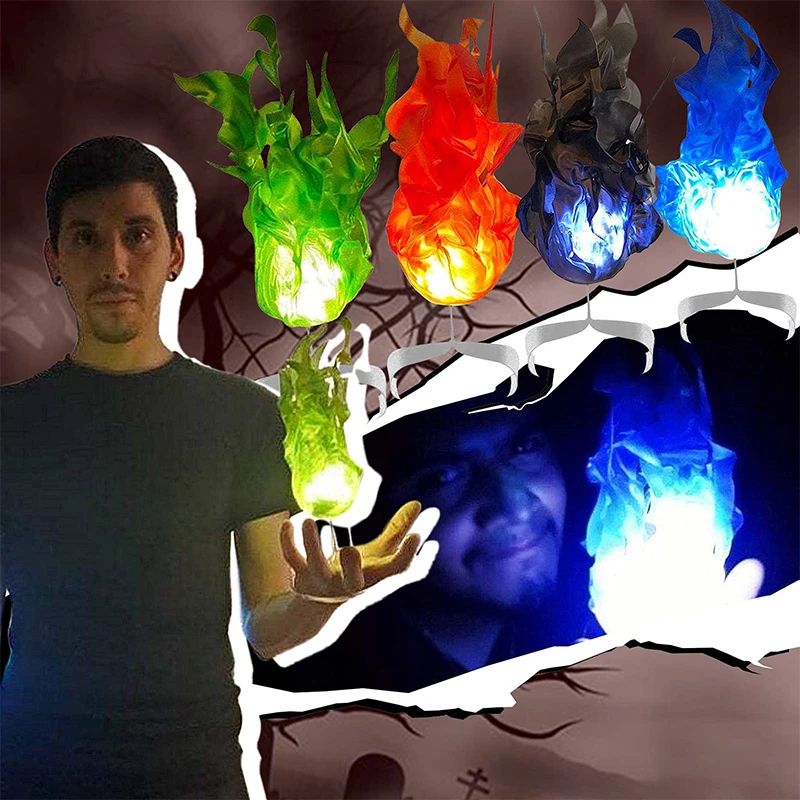 New Halloween Floating Firebal - огляд і ціна Cosplay Fireball Prop