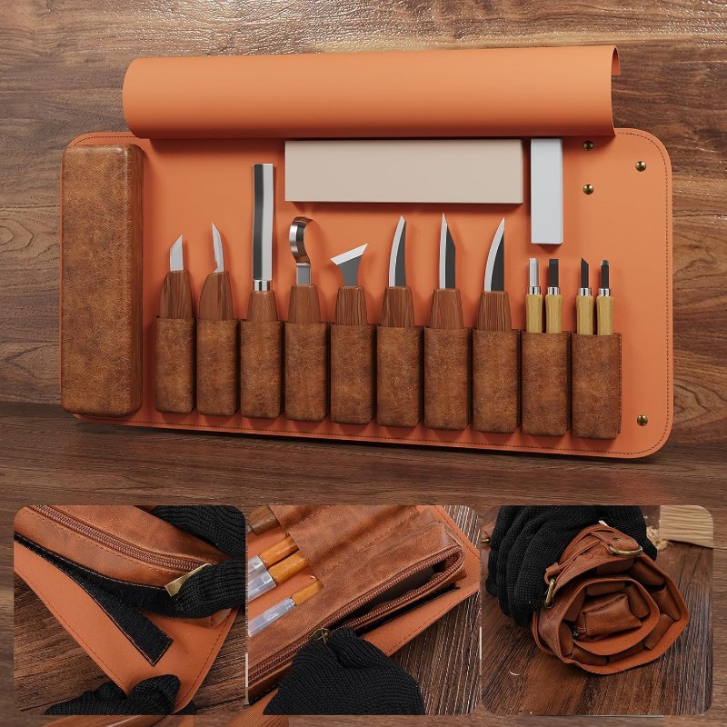 Handmade Wood Carving Tool Set - огляд і ціна Craft Knife Set