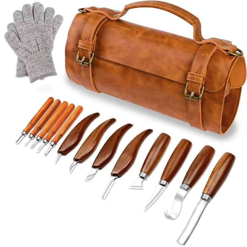 Handmade Wood Carving Tool Set - огляд і ціна Craft Knife Set