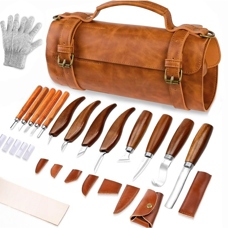 Handmade Wood Carving Tool Set - огляд і ціна Craft Knife Set