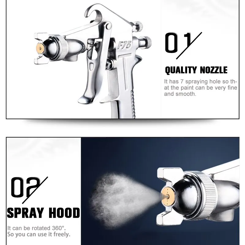 F-75 Adjustable Color Spray Gu - огляд і ціна Metallic Spray Paint