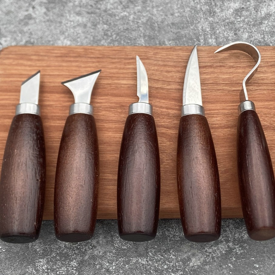 5pc Wood Carving Tools Set Oak - огляд і ціна Craft Knife Set