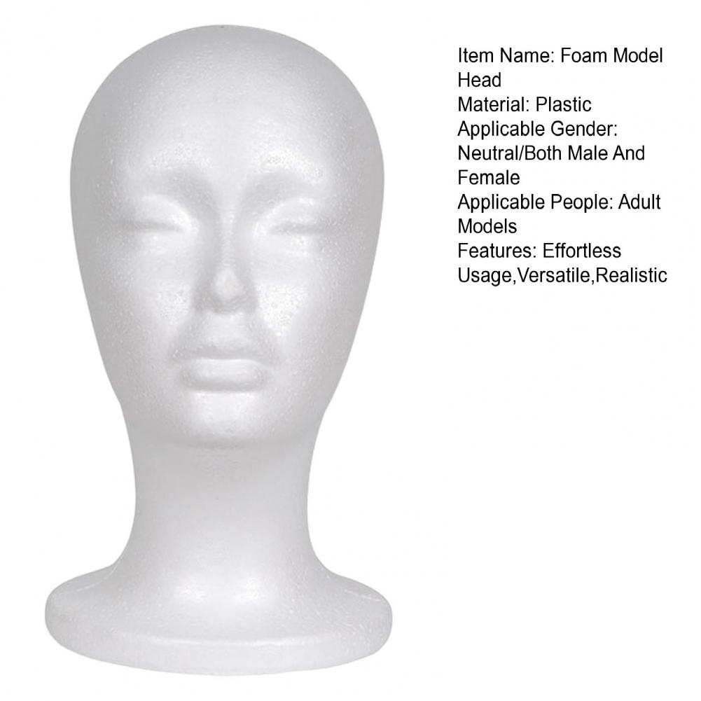 Foam Mannequin Head for Wig Di - огляд і ціна Cosplay Prop Foam