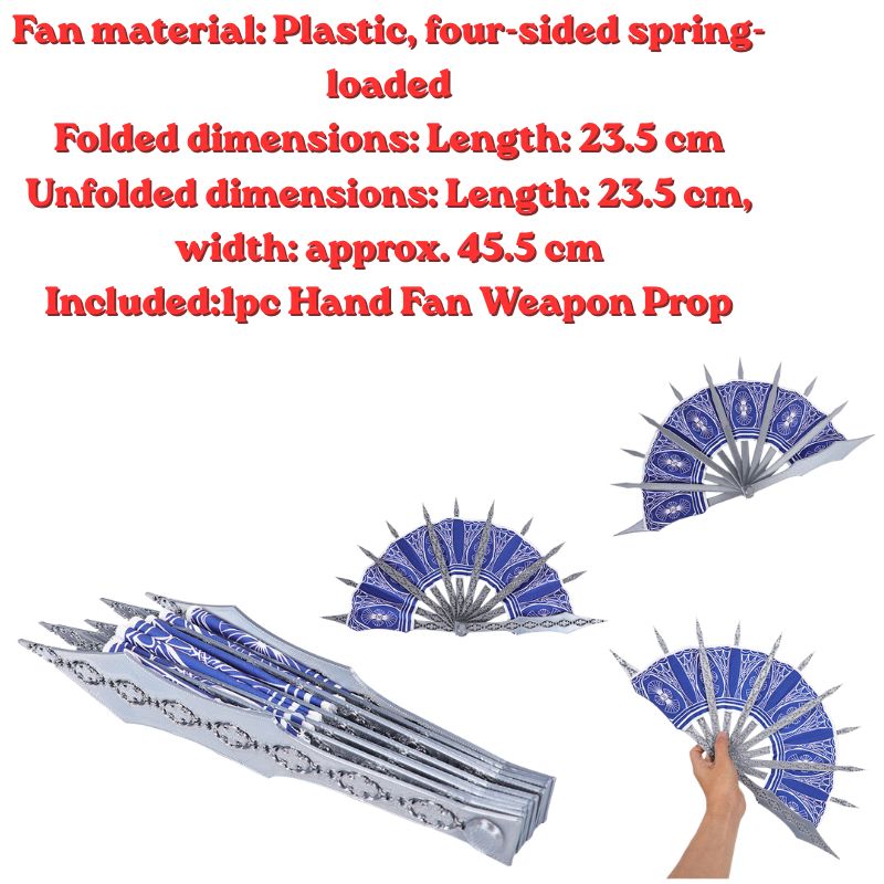 Anime Kitana Cosplay MK Blue H - огляд і ціна Cosplay Prop Blueprints